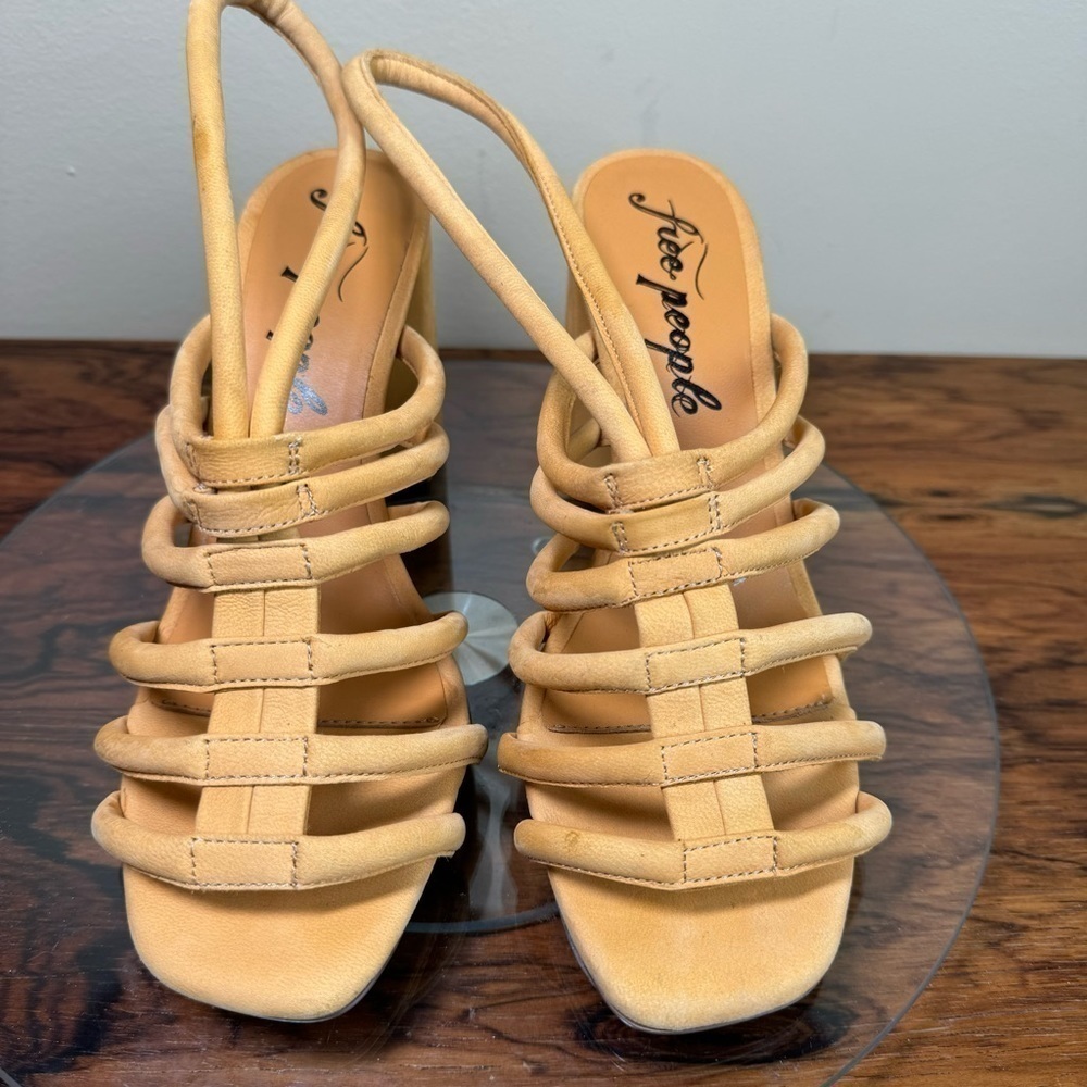 Free People Women’s Colette Sandal hot orange size 39 /9 - Picture 6 of 15